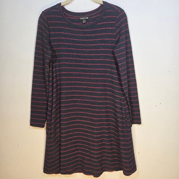 Toad & Co Dresses & Skirts - Toad & Co Striped Knit Thermal Dress Size XS
